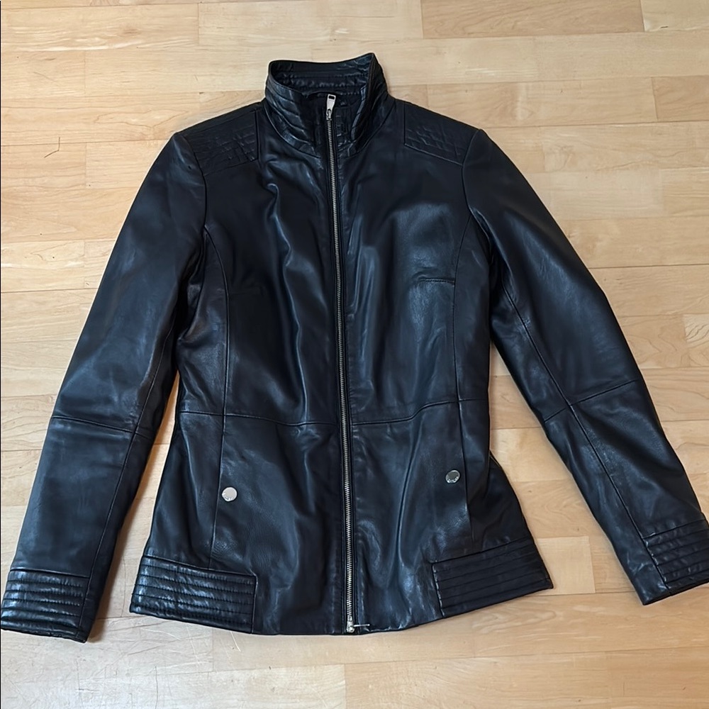 Women's Black Leather Jacket
